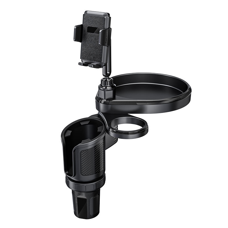 Assiette à dîner créative pour voiture, porte-gobelet d'eau pour voiture, support de rangement pliable, plateau de rangement, support de téléphone portable pour voiture quatre en un_voghion.com