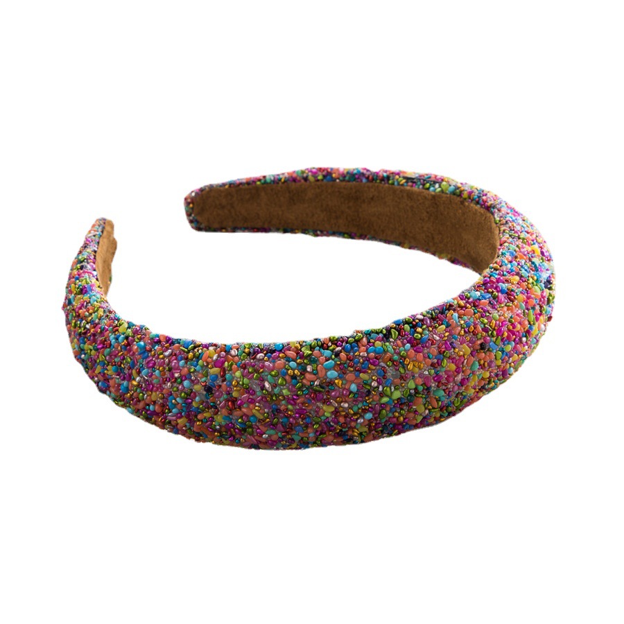 Heming headband European and American new style sponge fashion wide-brimmed headband girl versatile wide-brimmed pressure hair wash headdress wholesale
