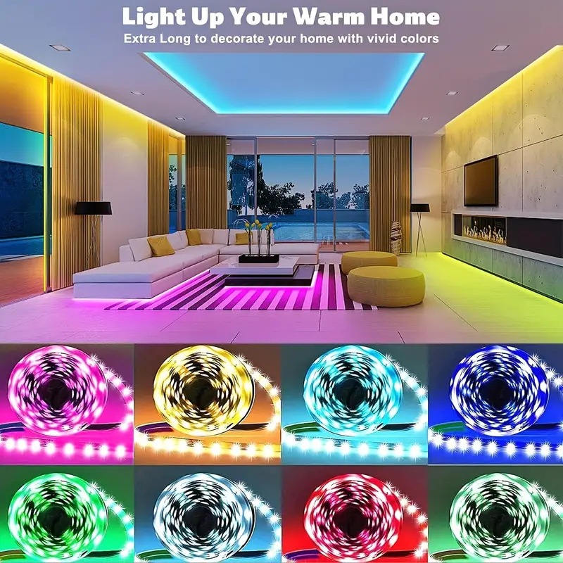 led燈帶套裝 3535低壓rgb燈帶自粘44鍵紅外藍牙音樂led light