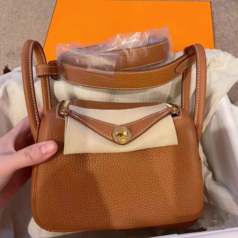 代發斜挎包女mini琳迪包迷你款醫生包2022牛皮女包手提單肩藥箱包