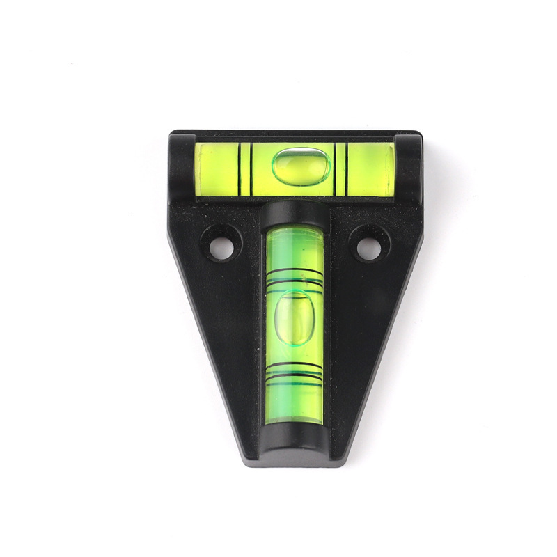 Hot sale T-shaped horizontal bubble with magnetic two-dimensional level mini level bubble with mounting hole with magnetic level