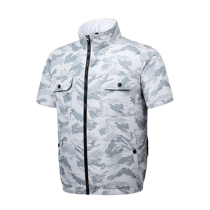 Summer Cooling Air Conditioning Clothes with Fan Cooling Fan Clothes Long Sleeve Skin Clothes Outdoor Work Clothes Jacket