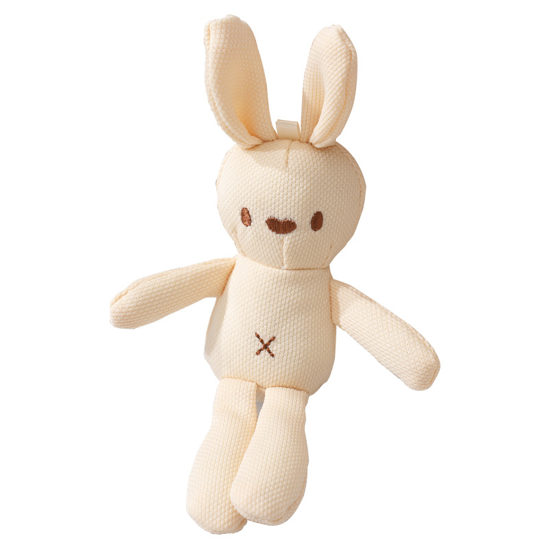 Factory wholesale cute corn rabbit plush toy baby hanging doll children gift