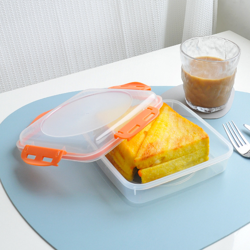 Sandwich Bento Box Food Grade Crisper Bread Sushi Rice Ball Breakfast Toast Outdoor Packing Box Microwave
