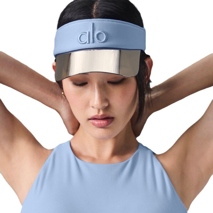 alo Yoga Roof Reflective Sports Fitness Duck Tongue Sun Hat Empty Top Hat Hard Sun Protection Hat UPF50
