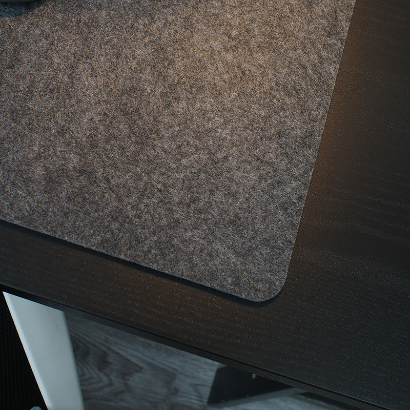 Cross-border Non-slip Felt Mouse Pad Dirt-resistant Oversized Student Solid Color Computer Pad Thickened Drop Plastic Writing Desk Pad