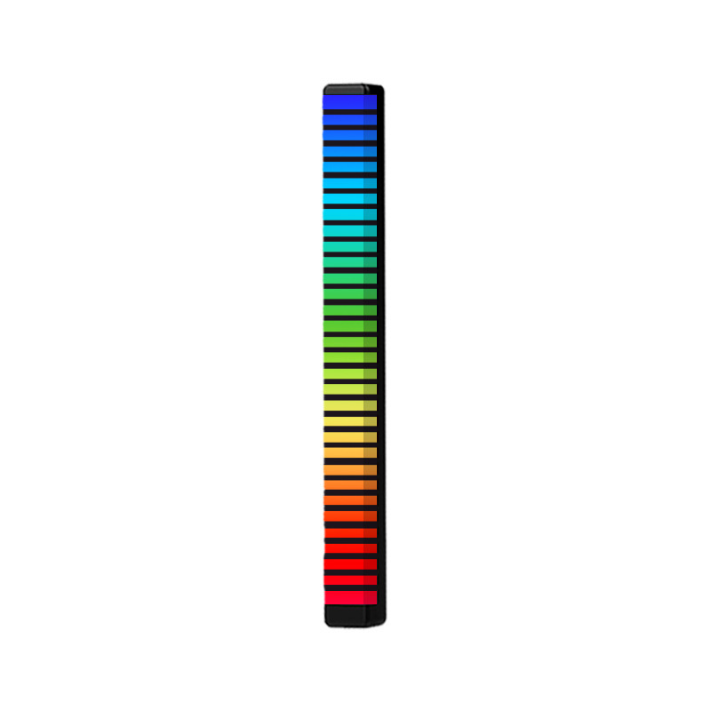 RGB voice-controlled desktop atmosphere light LED computer car spectrum music rhythm light cool 3D pickup light