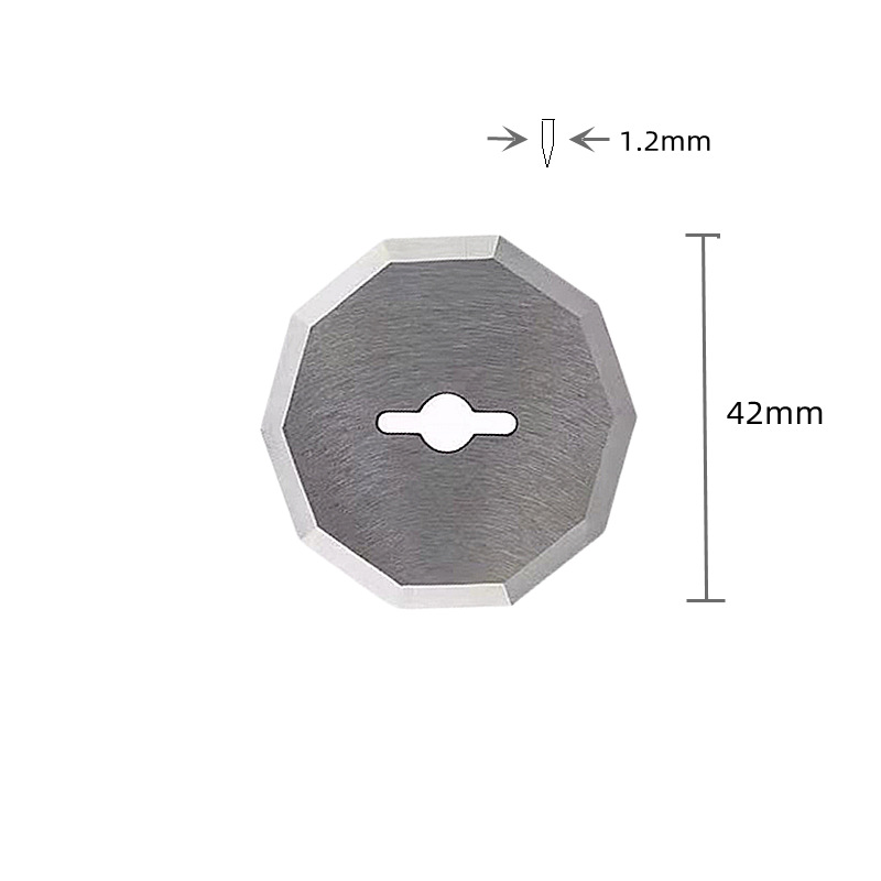 Electric cutting cloth decagonal round blade cutting bed decagonal blade computer cutting machine polygonal blade wholesale