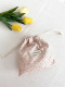 Drawstring pocket-romantic vine flower