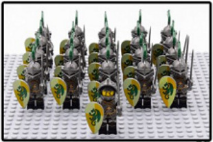 21 pcsx436 Cavalry Series Assembled Building Blocks Toys Hot Selling in Foreign Trade