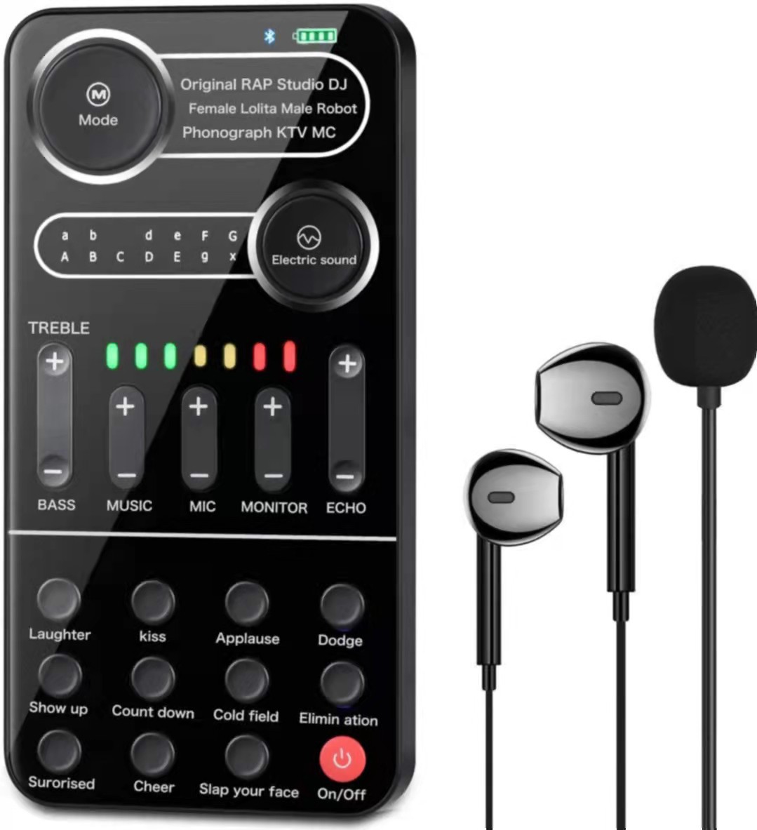 SOURCE factory supplies live sound card, sound changing, mobile phone, chicken karaoke game, male, female, Loli royal sister, sound