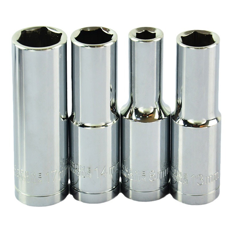 Wholesale 1/2 large fly lengthened mirror sleeve hexagonal sleeve chrome vanadium steel sleeve 8-32mm sleeve head