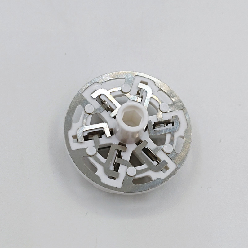 Razor Accessories Blade Head Single Head Rotary Razor Accessories White Six Teeth Head