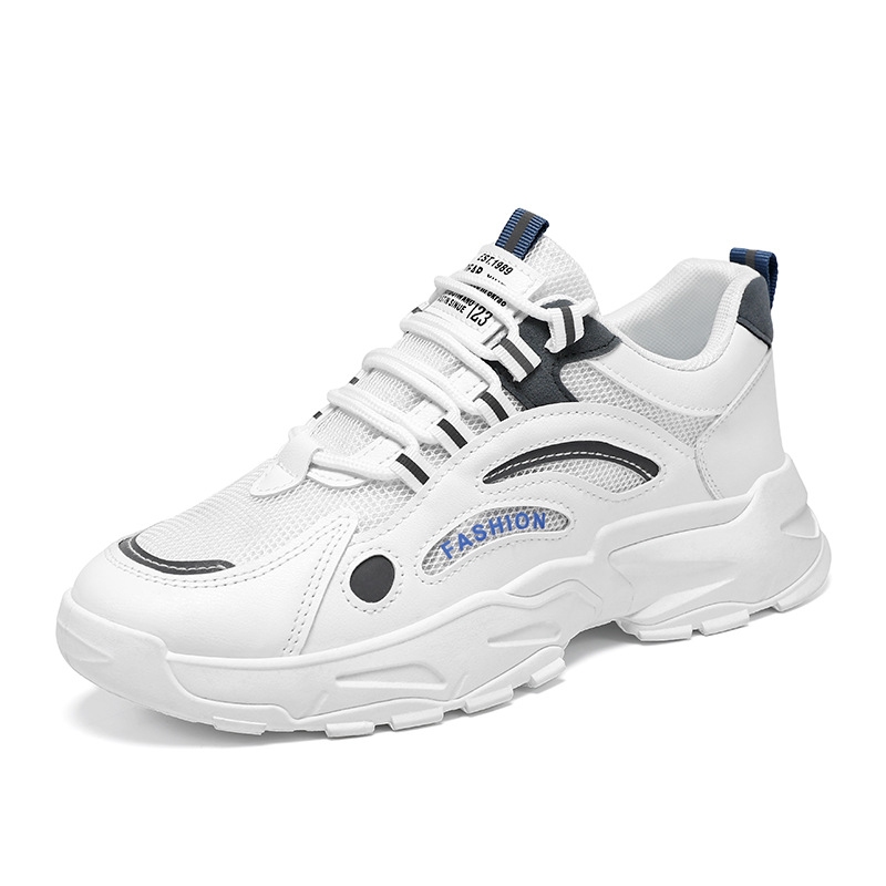 Spring Men's shoes 2024 New breathable mesh shoes men's fashionable all-Match platform sports casual daddy fashion shoes
