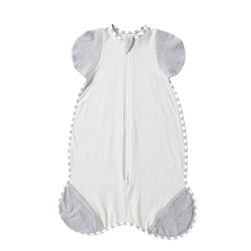 Cross-border new cotton baby swaddling surrender newborn kick-off sleeping bag cute baby swaddling wholesale