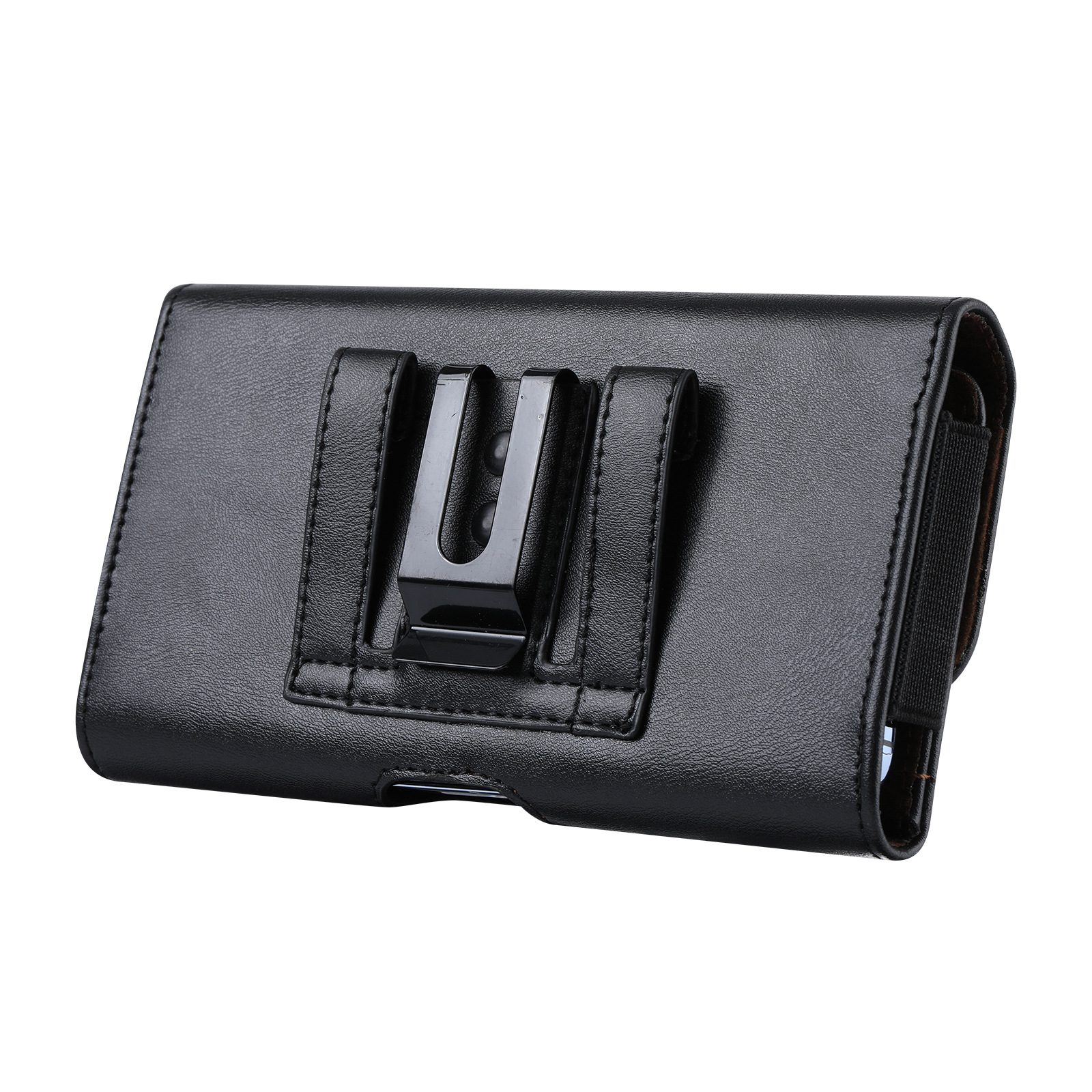 Suitable for 14Pro men's horizontal flip belt multi-function card hanging waist magnetic mobile phone waist bag leather case