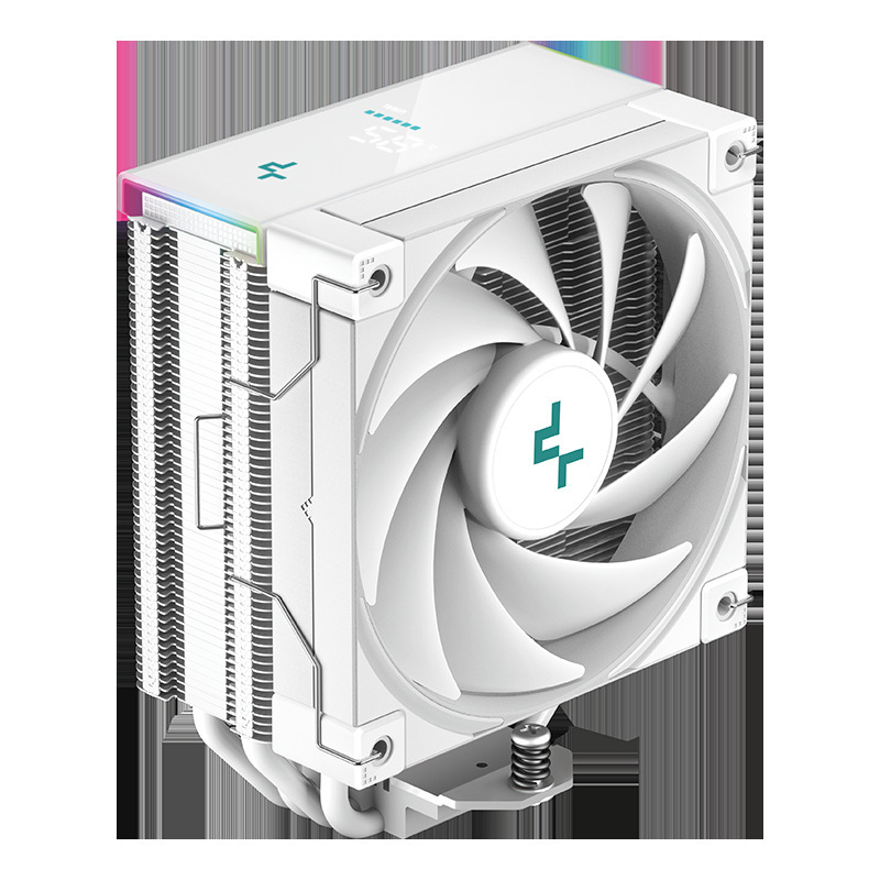 九州風神ak620デジタル白cpuヒートシンク1700ピンニッケルメッキ6ヒートパイプ静音fdbファンargb|undefined