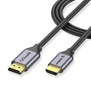 QGeeM 8KHDMI HD cable HDMI2.1 cable de vídeo 4K144HZ compatible con TV proyector Blu-ray