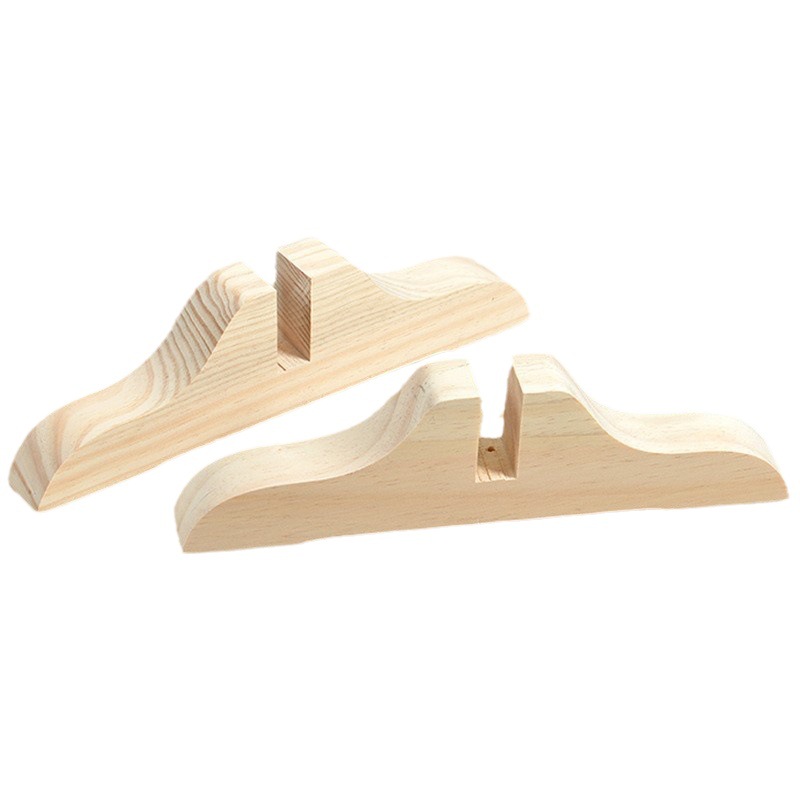 Wooden Screen base detachable office screen straightening display accessories folding screen fixed bracket foot