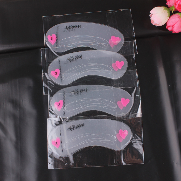 South Korea Eyebrow Card Eyebrow Sticker Thrush Tool One Word Eyebrow Card Eyebrow Card Natural Eyebrow Gift