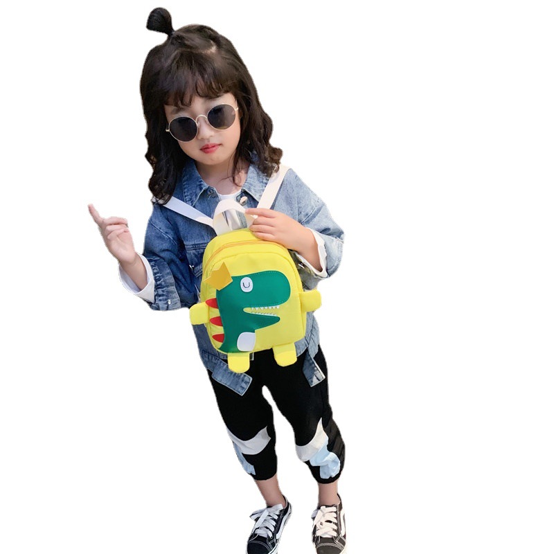 New Dinosaur Backpack Cartoon Children's Backpack Children's All-match Korean-style Oxford Cloth Kindergarten Baby Bag