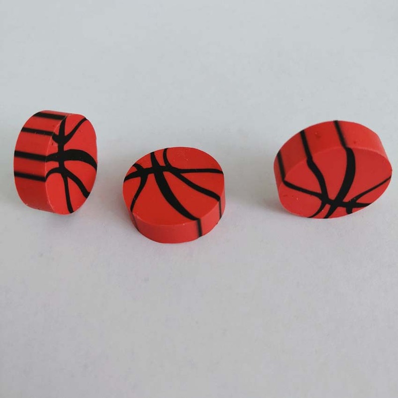 メーカー直販スタイル多色押し出し消しゴム学生児童プレゼントかわいいアニメサッカーバスケットボール消しゴム|undefined