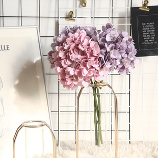 Hydrangea macaroon artificial flower plant bonsai wedding decorations INS wind simulation factory rose MW66773
