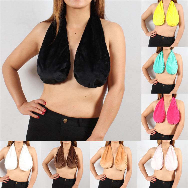 Popular towel bra bath towel halter wrapped chest big chest hanging neck nursing towel bra