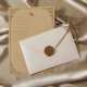 3 Linen white envelopes +10 cowhide rabbit stationery +3 paint prints
