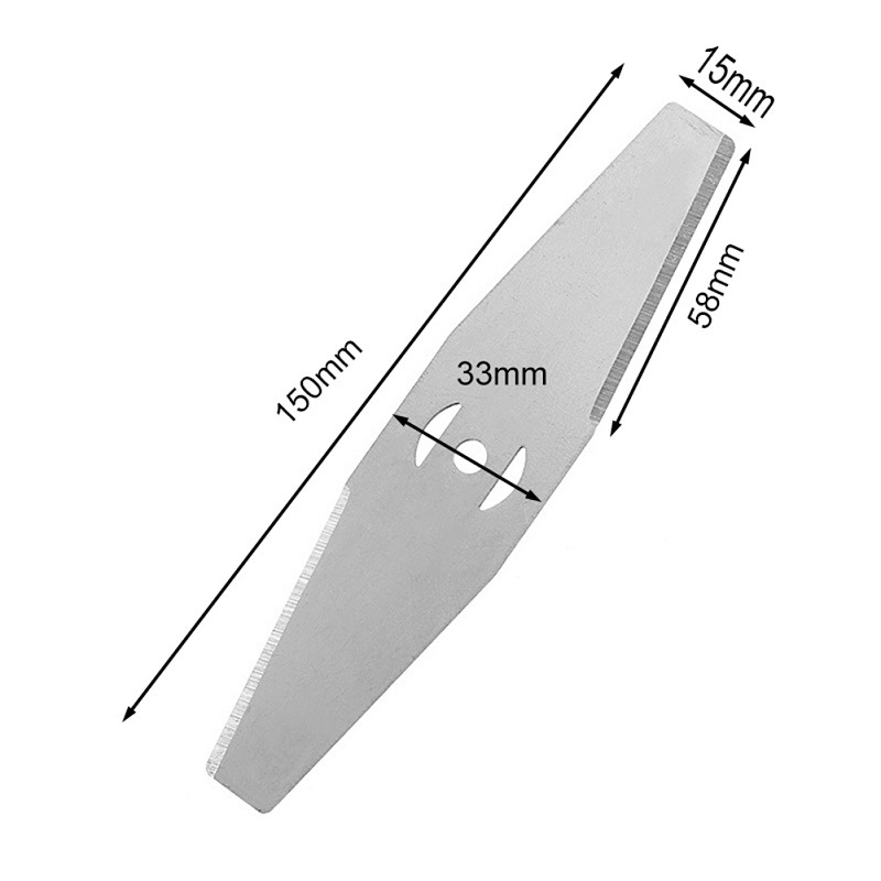 Cross-border Lithium electric mower blade 150MM metal saw blade electric garden tools universal accessories wholesale