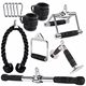 Fitness Equipment accessories gantry V-shaped handle size flying bird rowing high pull rod single and double head rope