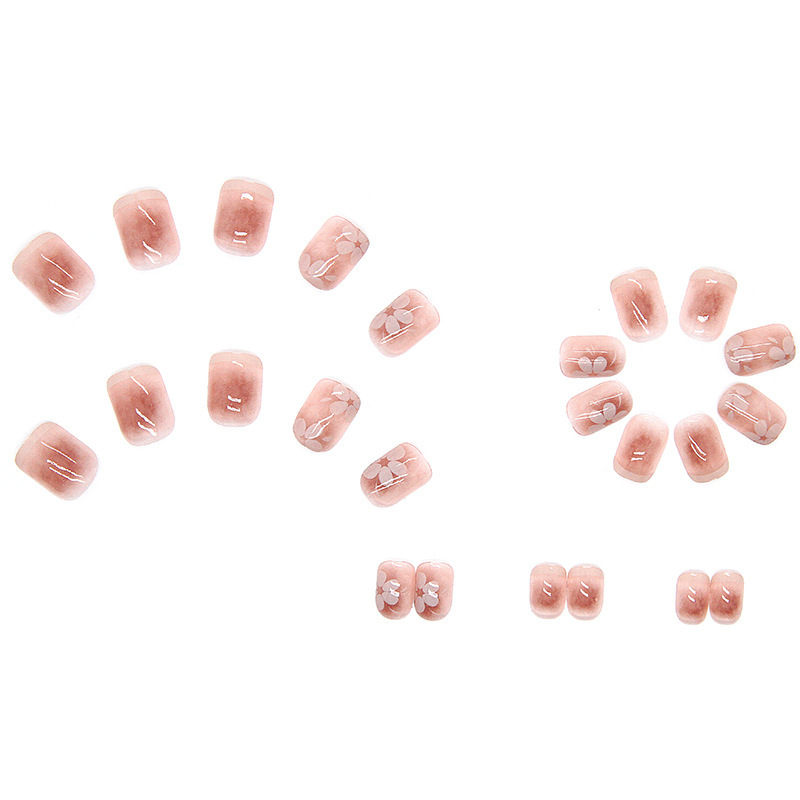 Nail piece finished product wholesale wear armor summer sweet cool series ins Wind wearable nail stickers nail piece detachable