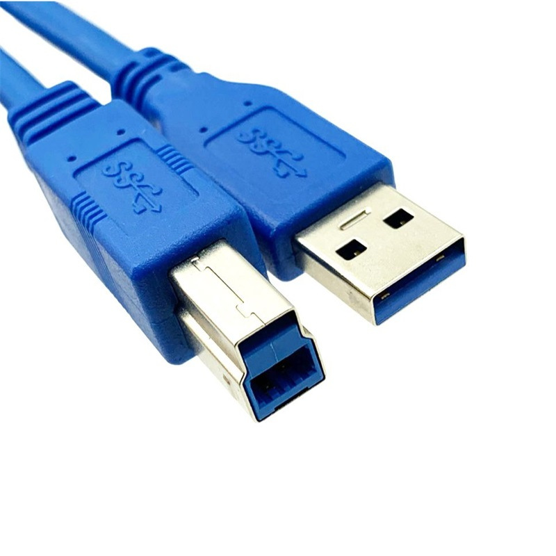 USB3.0 Print Line High Speed Square Port Print A Male/B Male Computer Copier Mobile Hard Disk Connection Data Line