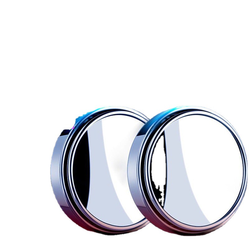 Car rearview mirror reversing small round mirror auxiliary artifact 360 degree blind spot blind spot ultra high definition mirror suction cup