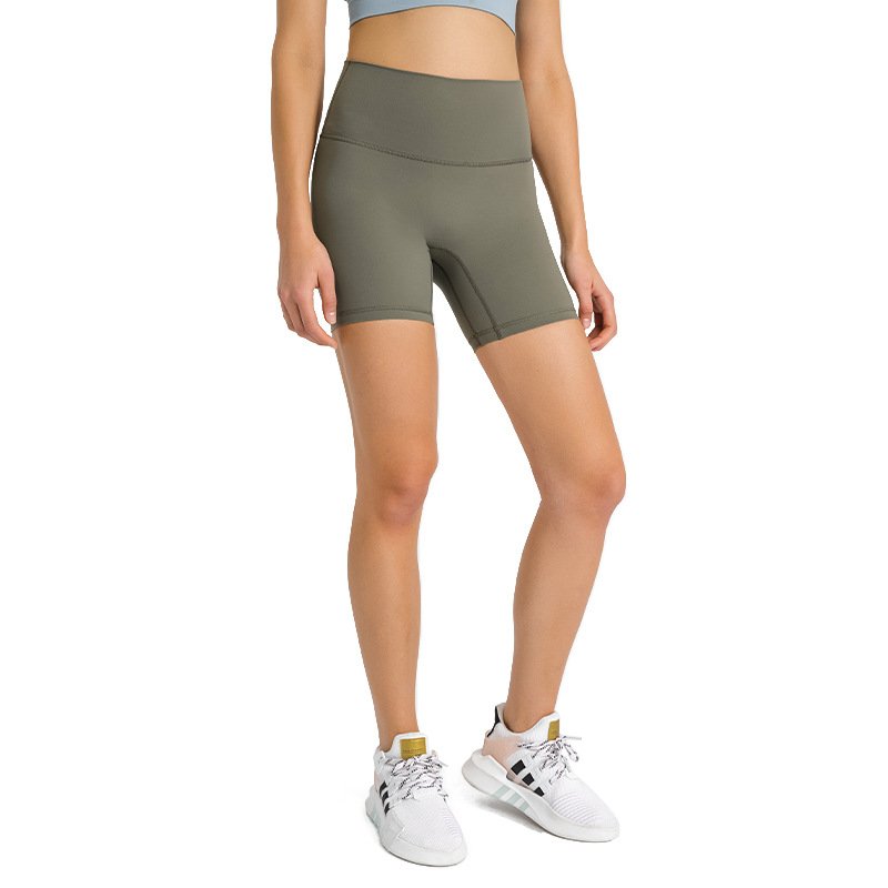 A generation of 2021 spring and summer non-T line parallel yoga shorts running fitness high waist sports pants