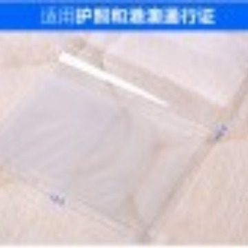 Factory supply transparent thick multi-card clip frosted passport protective cover