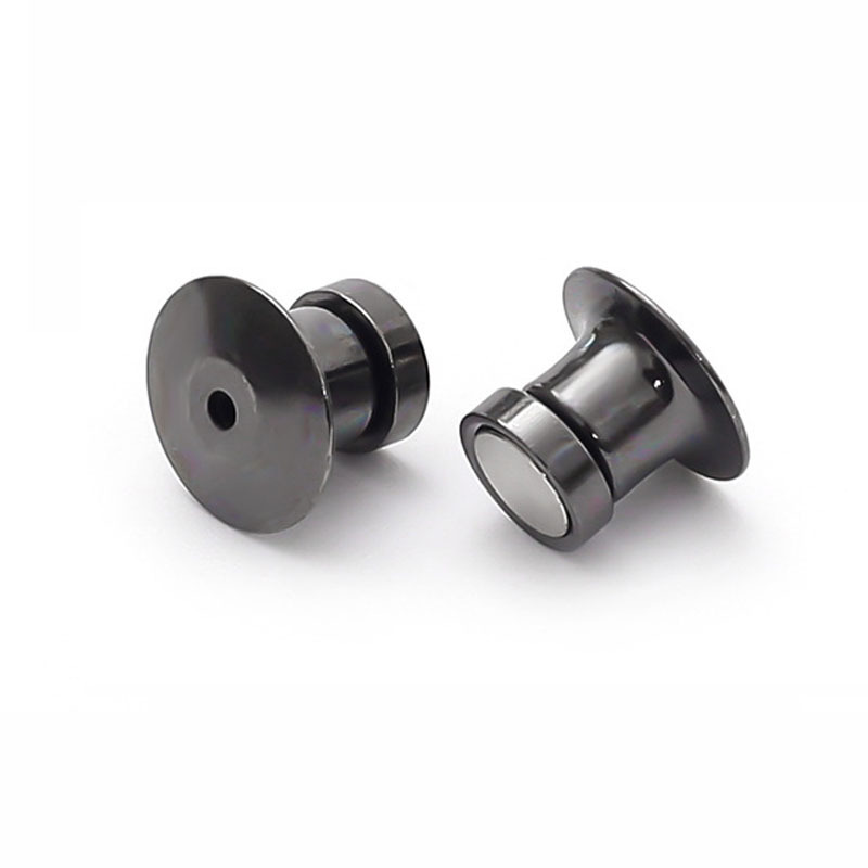 small size strong magnetic buckle black nickel