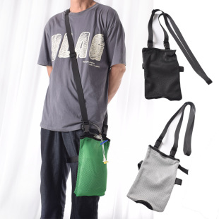 Breathable mesh urine bag hanging bag large capacity elderly urinal hanging bag abdominal penetration drainage bag fixed bag