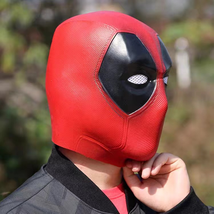 Halloween deadpool mask latex headgear deadpool decoration Christmas cosplay latex mask