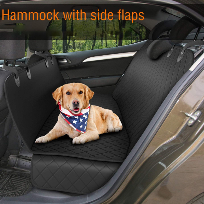 Cross-border hot-selling car pet mat car rear anti-dirty waterproof cat and dog mat foldable car pet mat