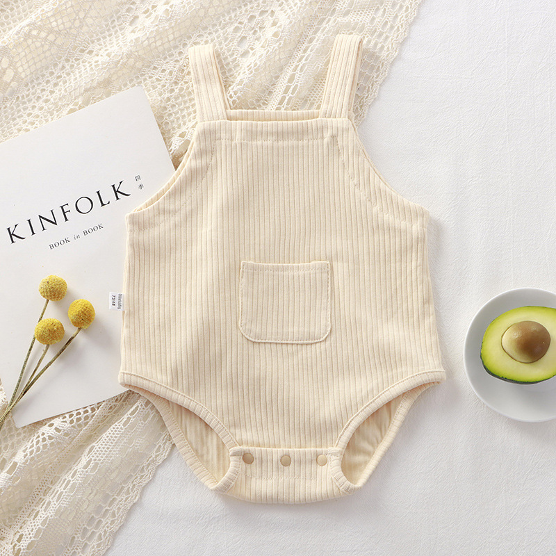 Baby Sling Jumpsuit ins Style Baby Vest Bag Fart Clothes Pit Cotton High Elastic Breathable Newborn Pajamas