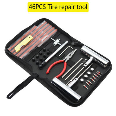 43-piece quick first aid cloth bag tire repair tool car motorcycle electric car tire repair kit emergency quick