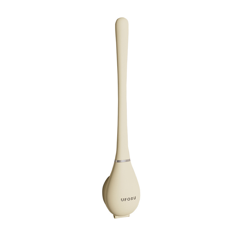 Baseball Bat Toilet Brush No Dead Angle Household Toilet Brush Wall-mounted Creative Automatic Opening and Cclosing Long Handle Silicone Toilet Brush