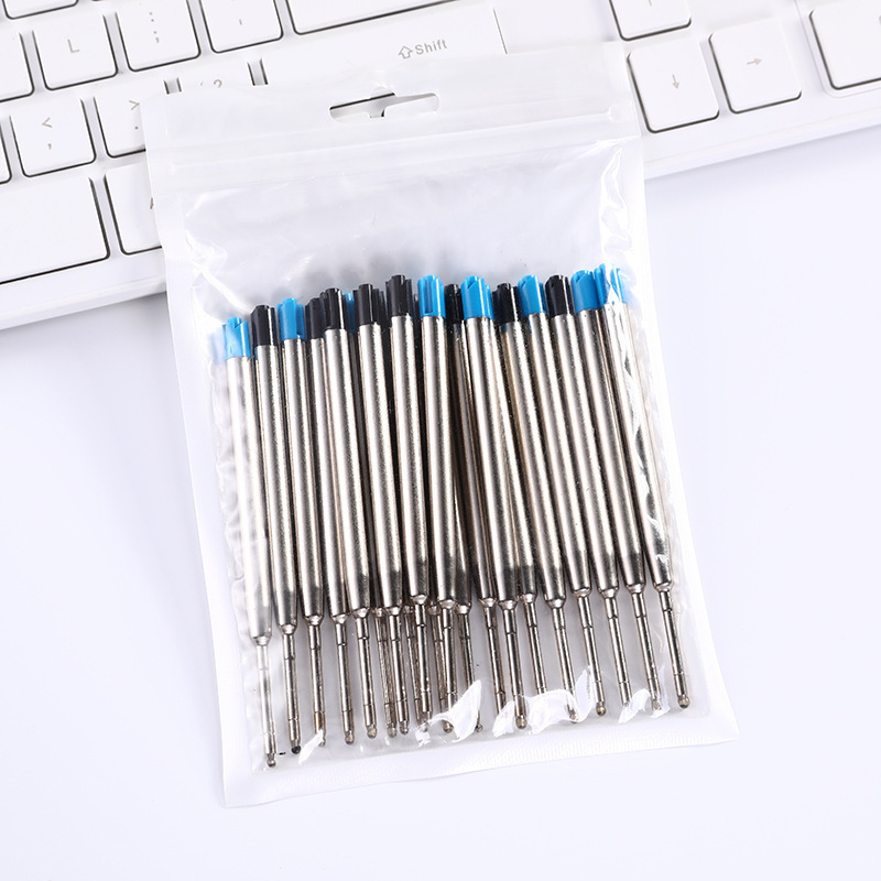 Spot Metal Ballpoint Pen Refill G2 Water Refill 424 Universal Neutral Refill Rotary Push Sign Pen Refill