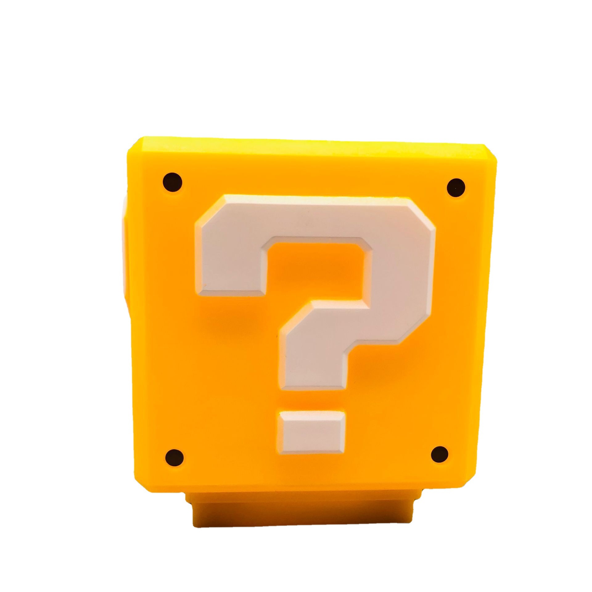 LED question mark sound charging night light square brick Desktop USB induction night light cross-border night light