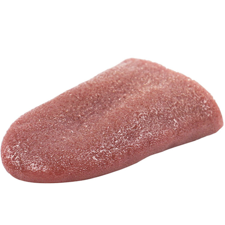 Fake tongue scary horror tongue steel needle through tongue trick toy spoof the Whole Person close-up magic props