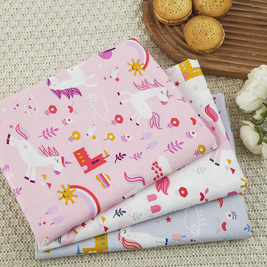 Wholesale supply of 133*72 twill print cartoon 40 cotton 1.6 meters wide