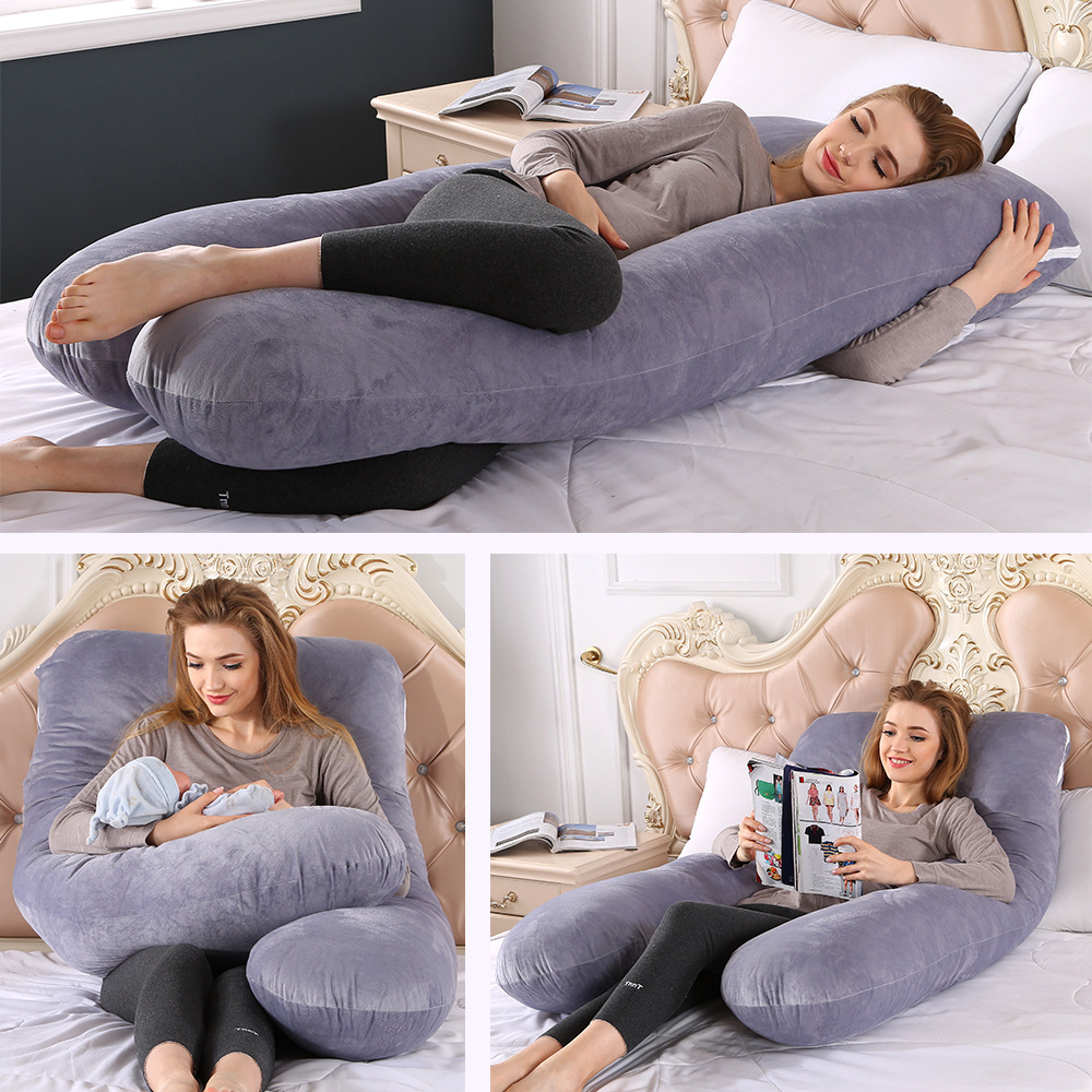 Super factory pregnant women pillow U-shaped waist pillow multifunctional side pillow pregnant women pillow wholesale a generation of hair