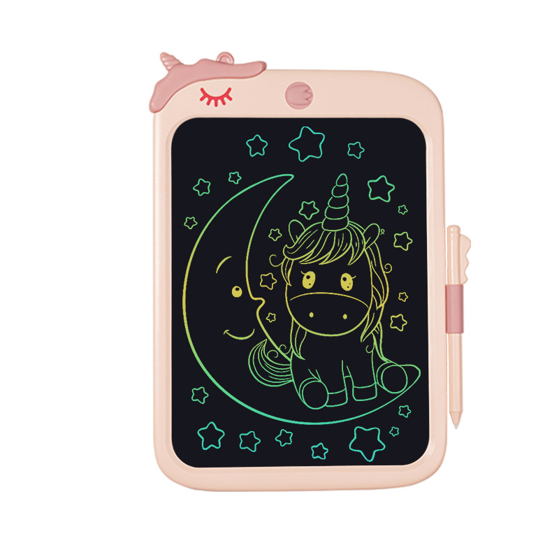 Unicorn Baby Color LCD LCD Drawing Board Writing Board Electronic Graffiti Handwriting Small Blackboard Children's Toy