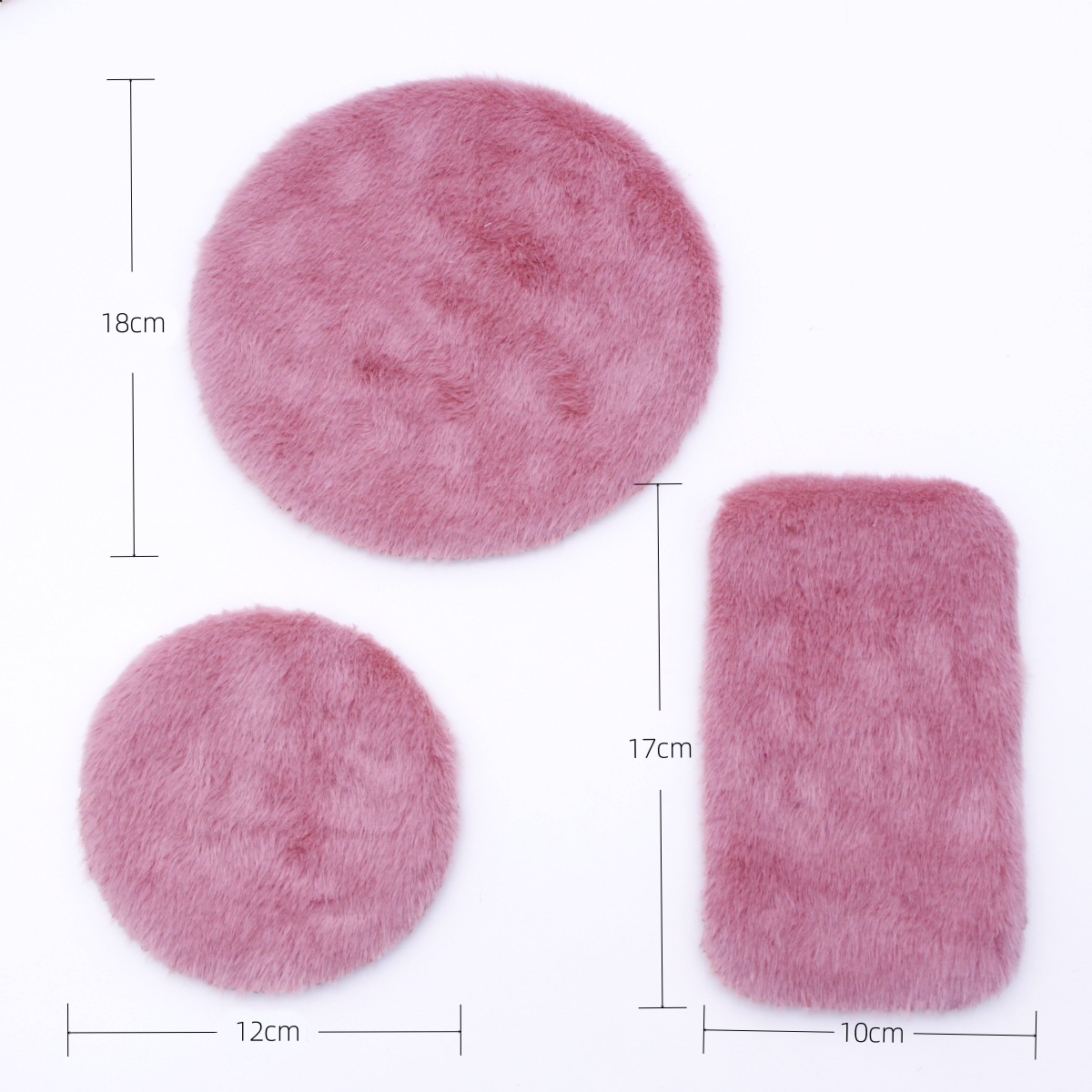 Dollhouse doll house mini plush carpet miniature simulation floor mat home decoration accessories